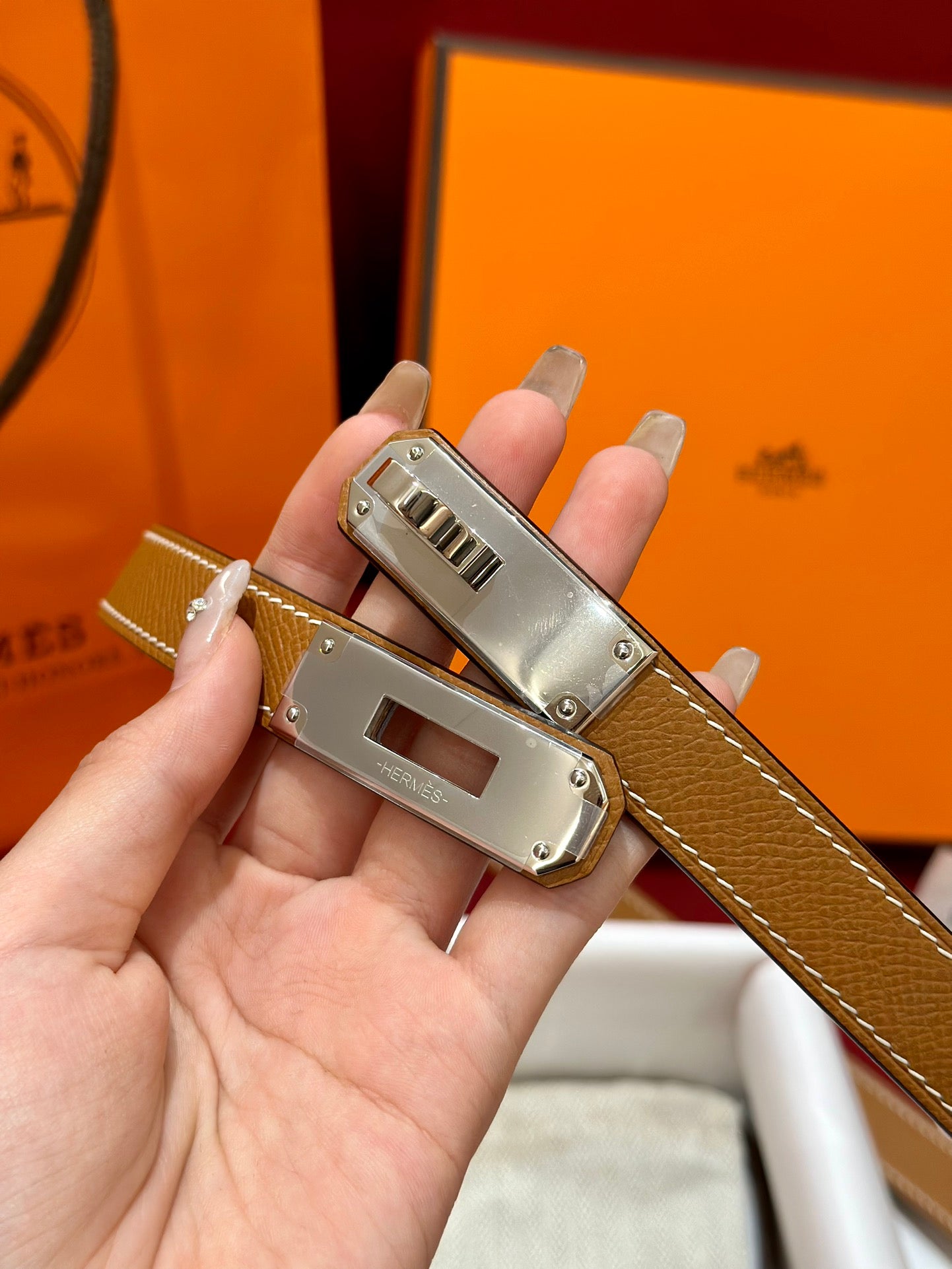 여자 에르메스 벨트