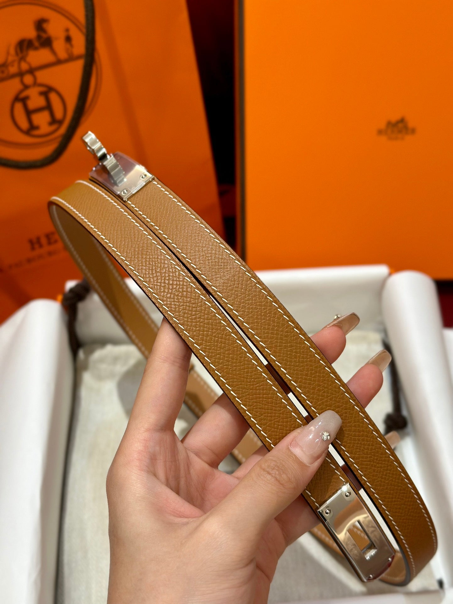 여자 에르메스 벨트