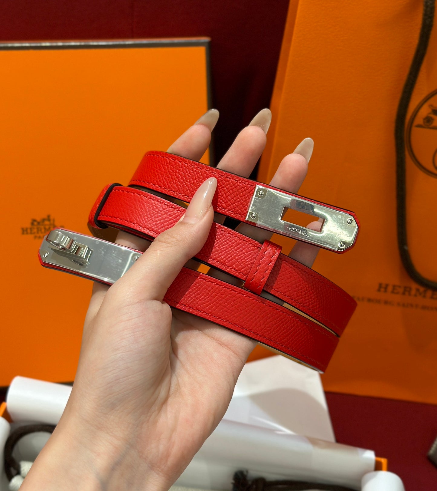 여자 에르메스 벨트