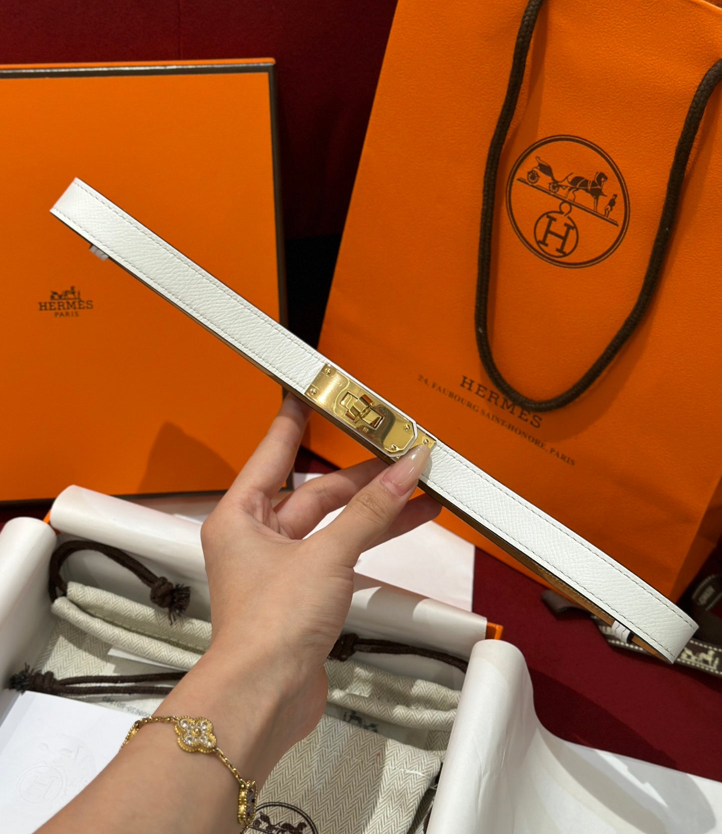 여자 에르메스 벨트