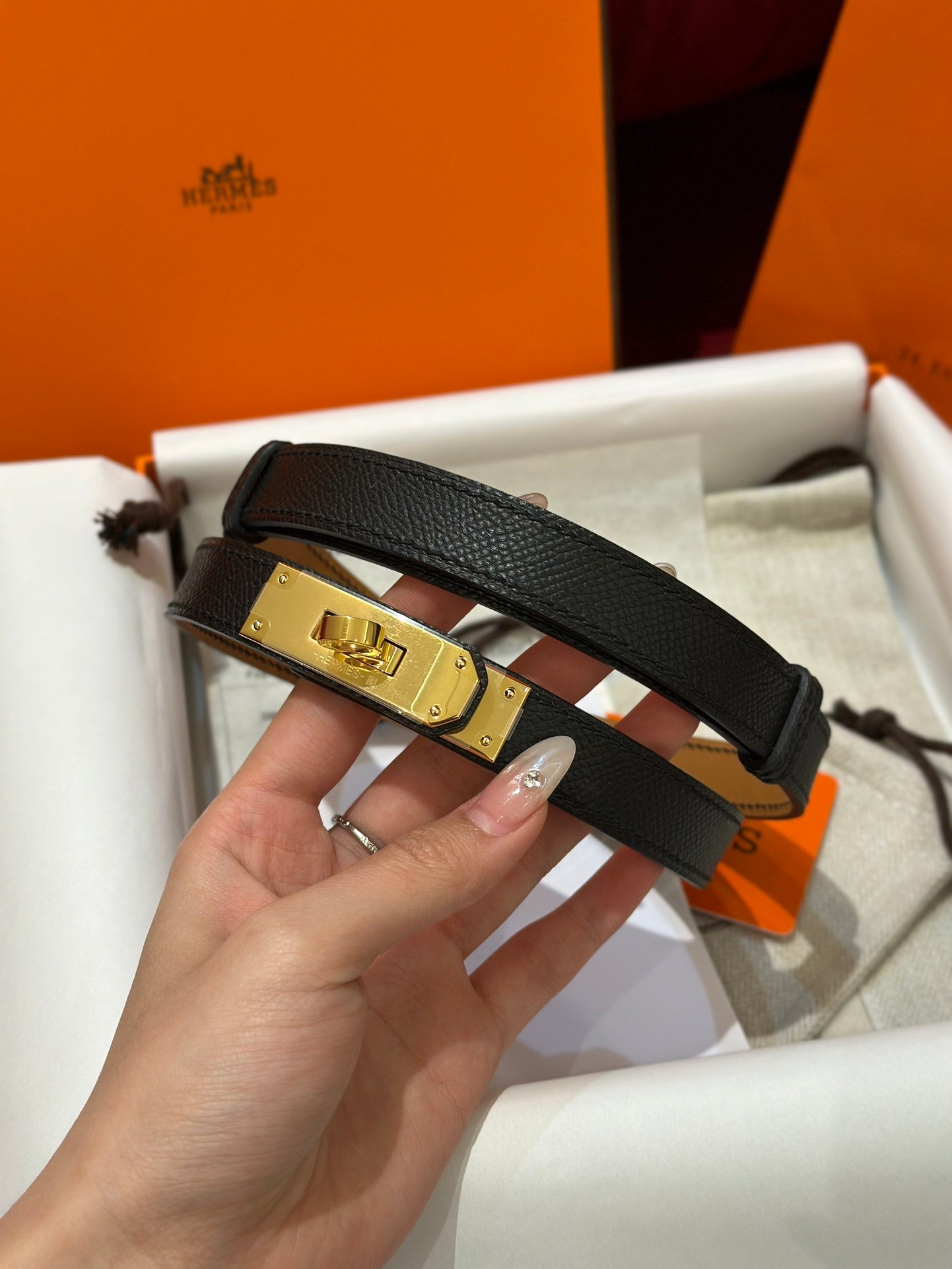여자 에르메스 벨트