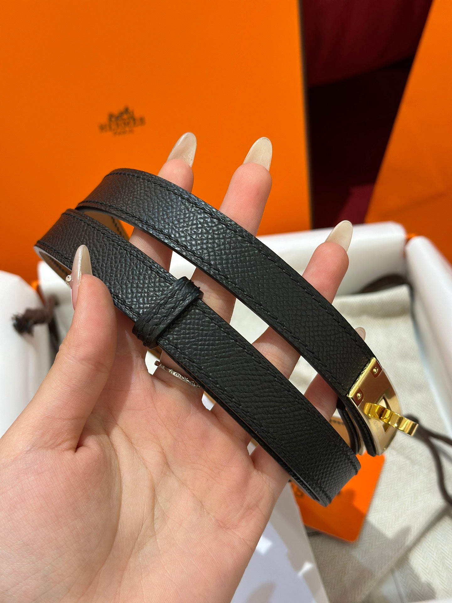 여자 에르메스 벨트