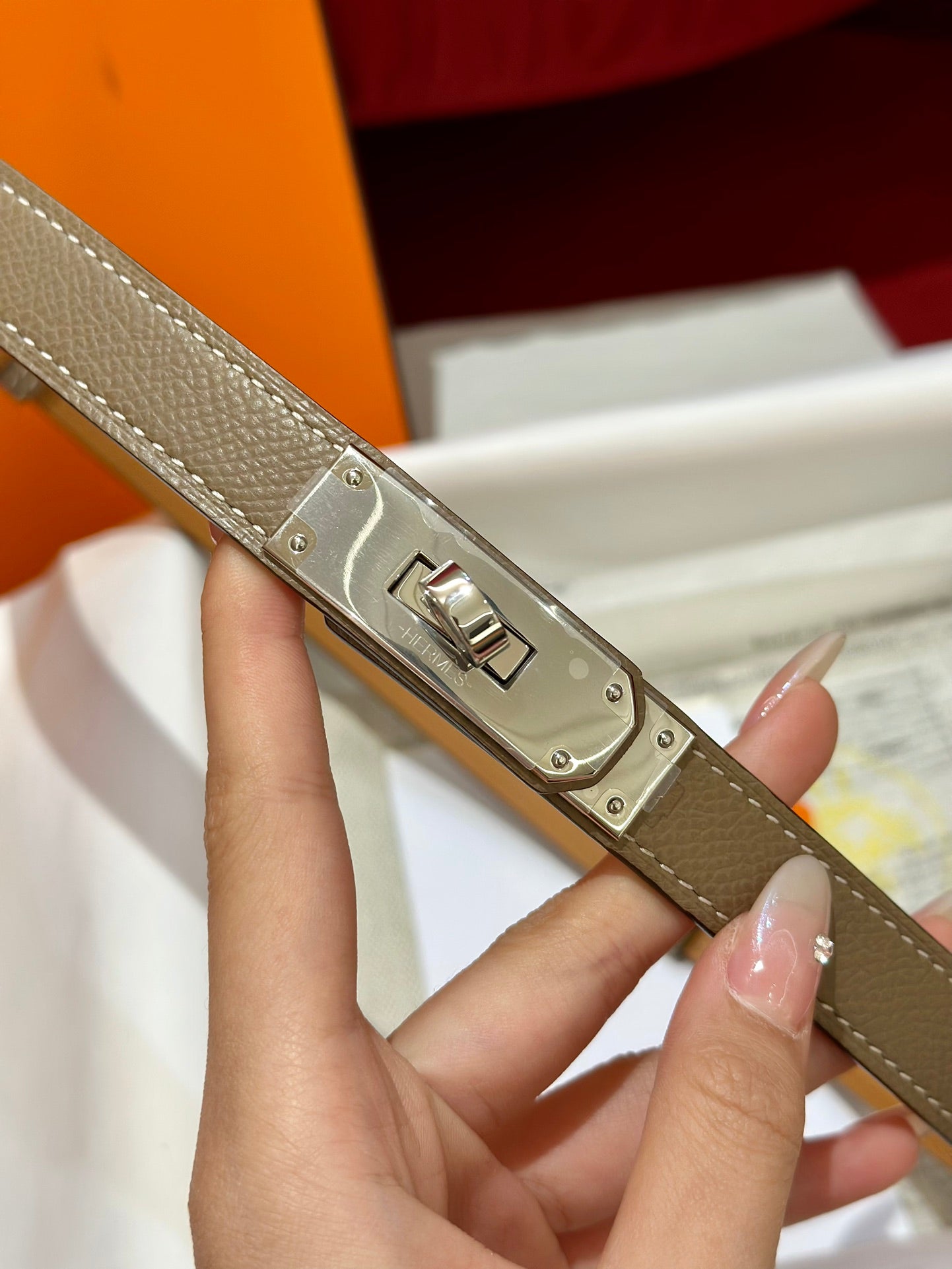 여자 에르메스 벨트