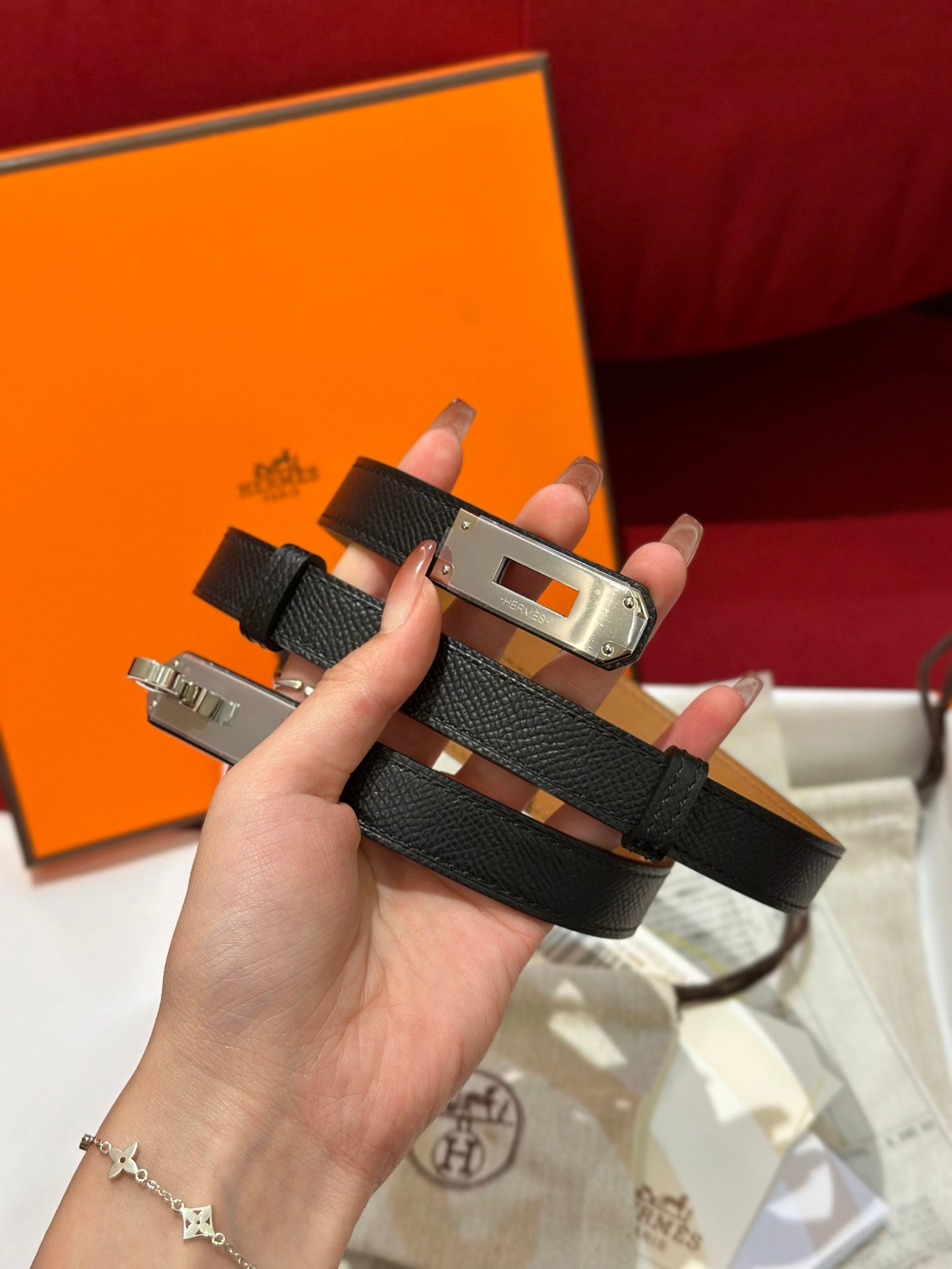 여자 에르메스 벨트
