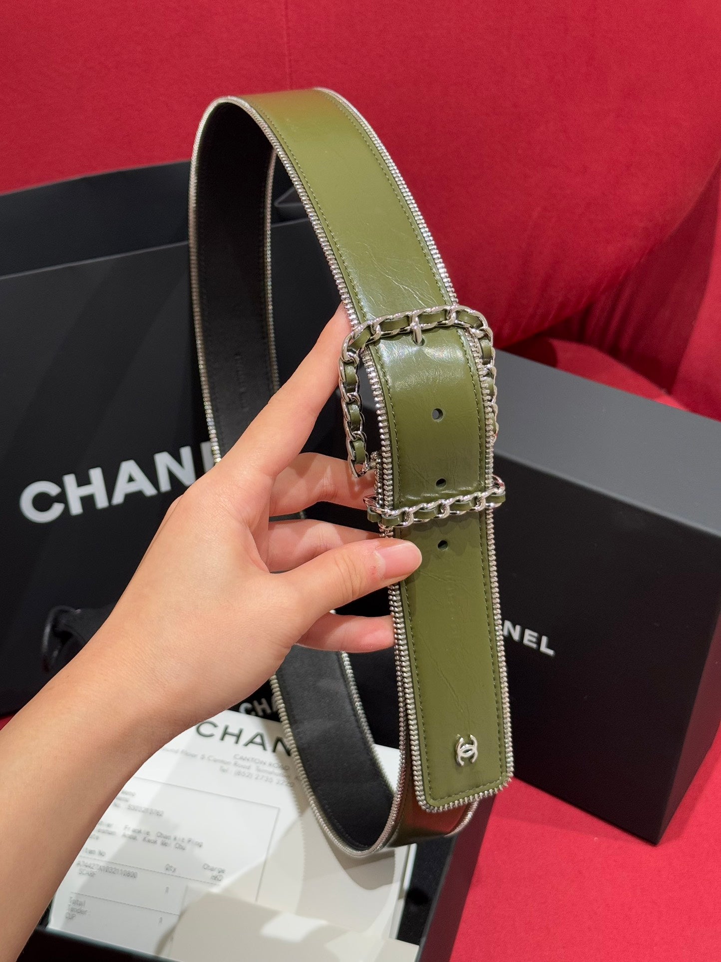 여자 샤넬 벨트