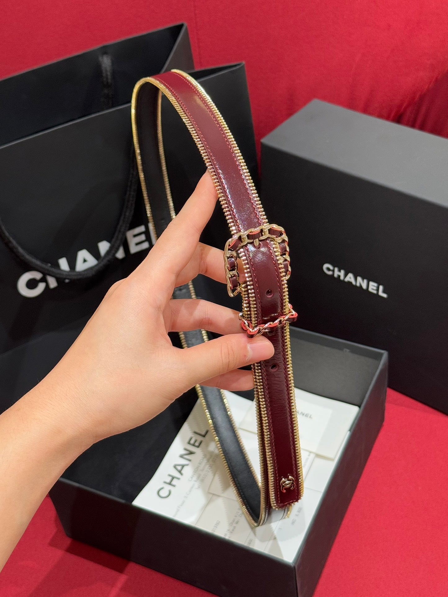 여자 샤넬 벨트