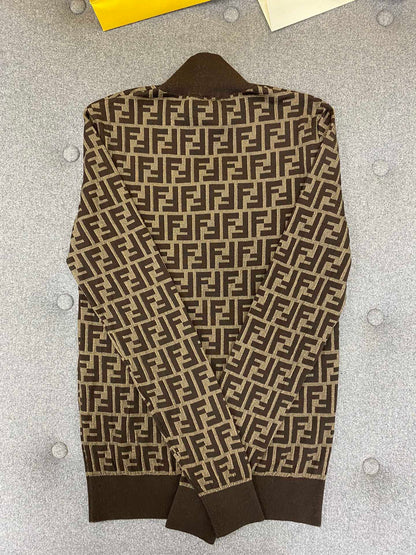 TJ셀러/펜디 여성 갈색 니트 스웨터