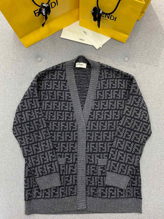 TJ셀러/펜디 여성 캐시미어 카디건