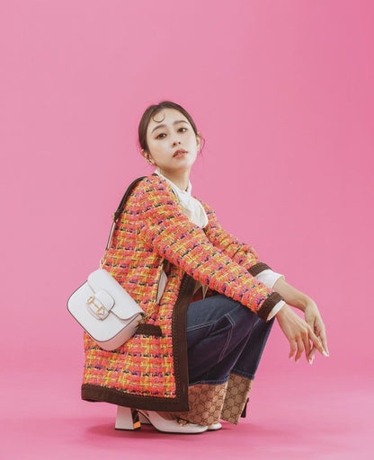 oc공장/구찌 여성 숄더백 화이트