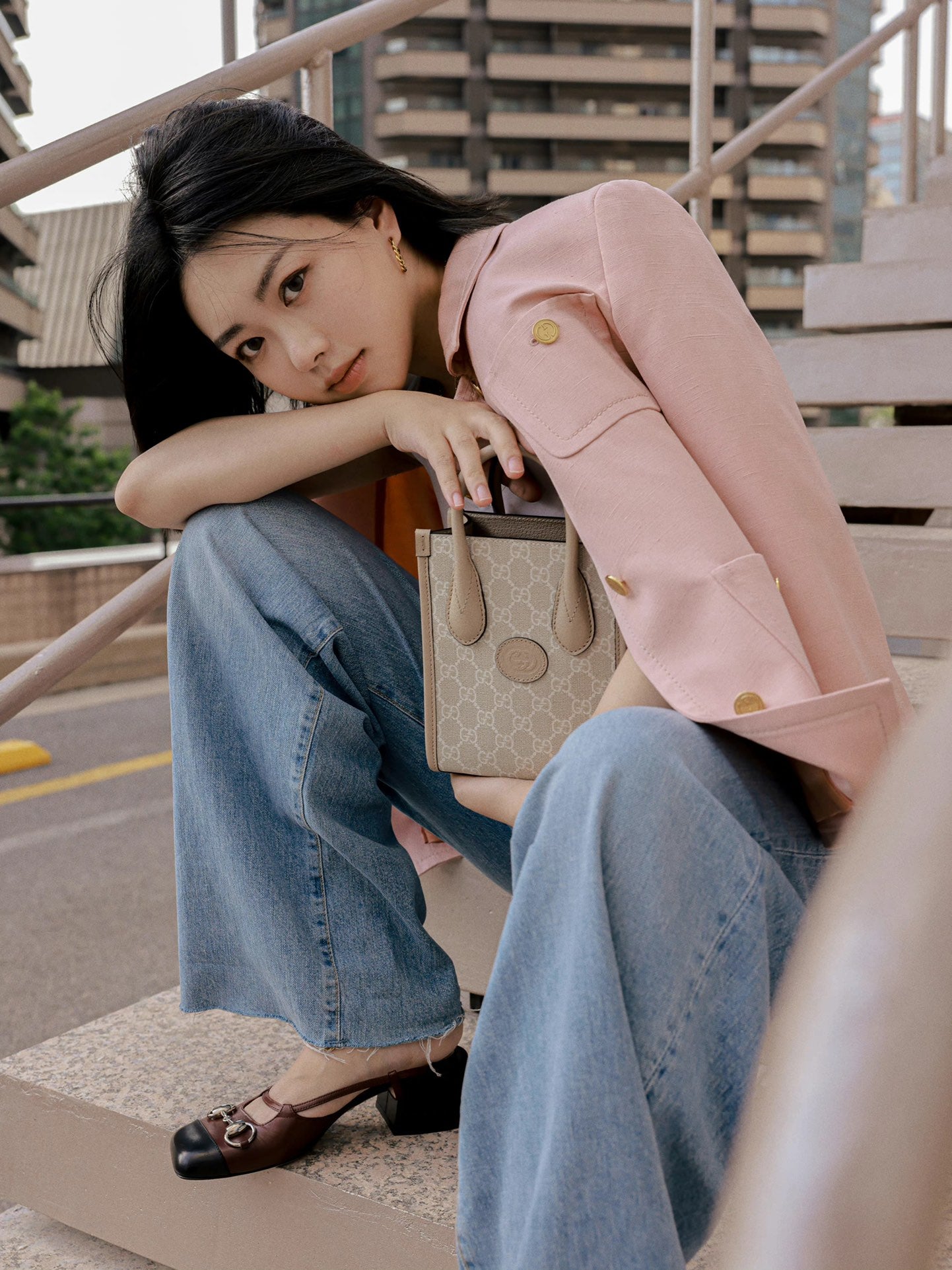 oc공장/구찌 여성 미니 토트백