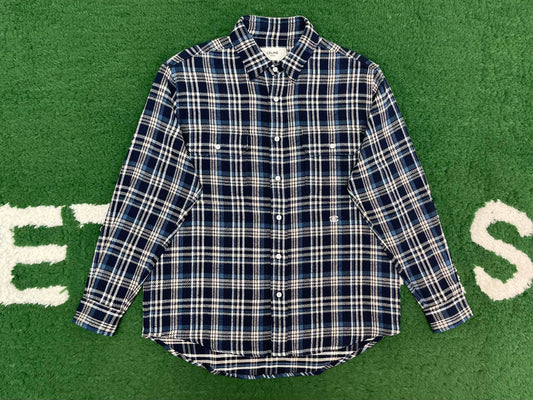 R공장/셀린느 남성 체크 셔츠