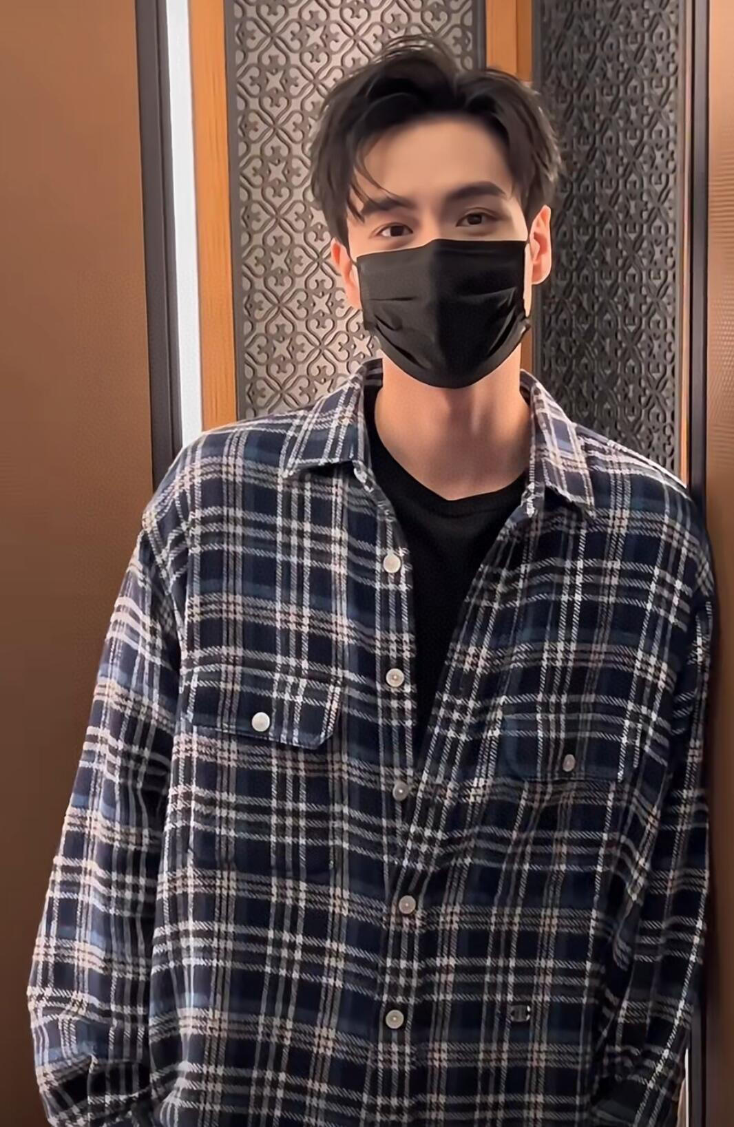 R공장/셀린느 남성 체크 셔츠