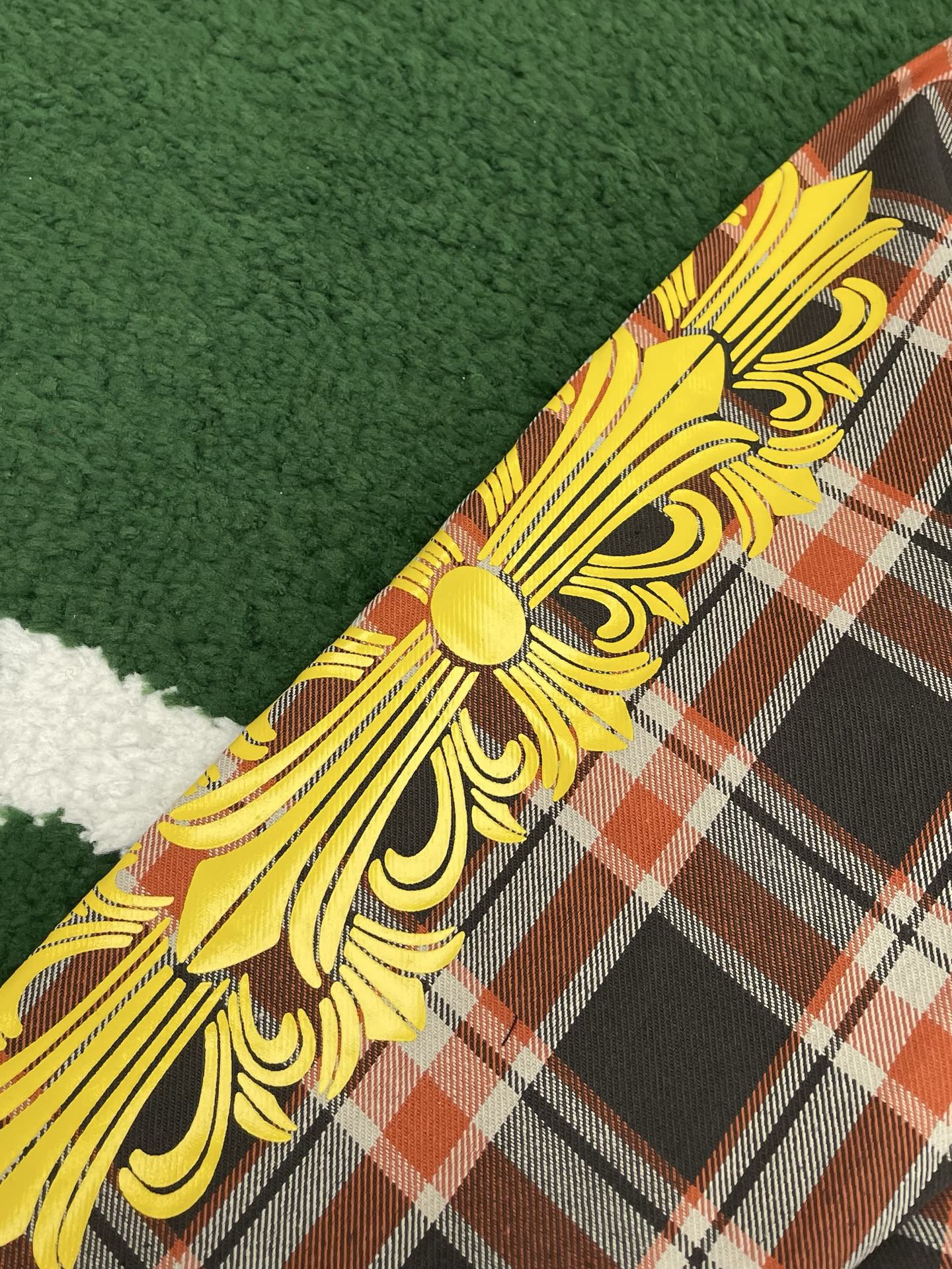 R공장/크롬하츠 남성 체크 셔츠