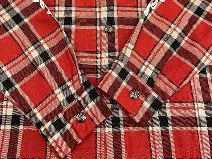 R공장/크롬하츠 남성 체크 셔츠