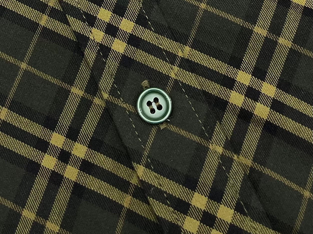 R공장/버버리 남성 체크 면 셔츠