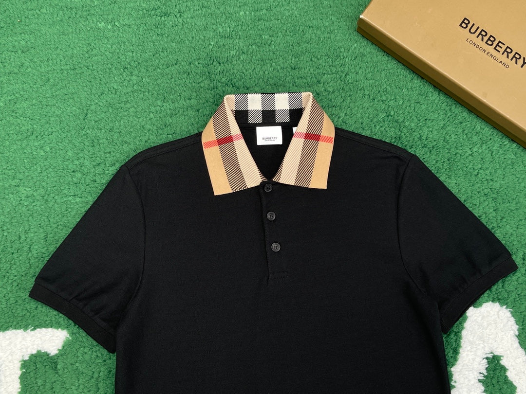 R공장/버버리 남성 폴로넥 반팔 티셔츠