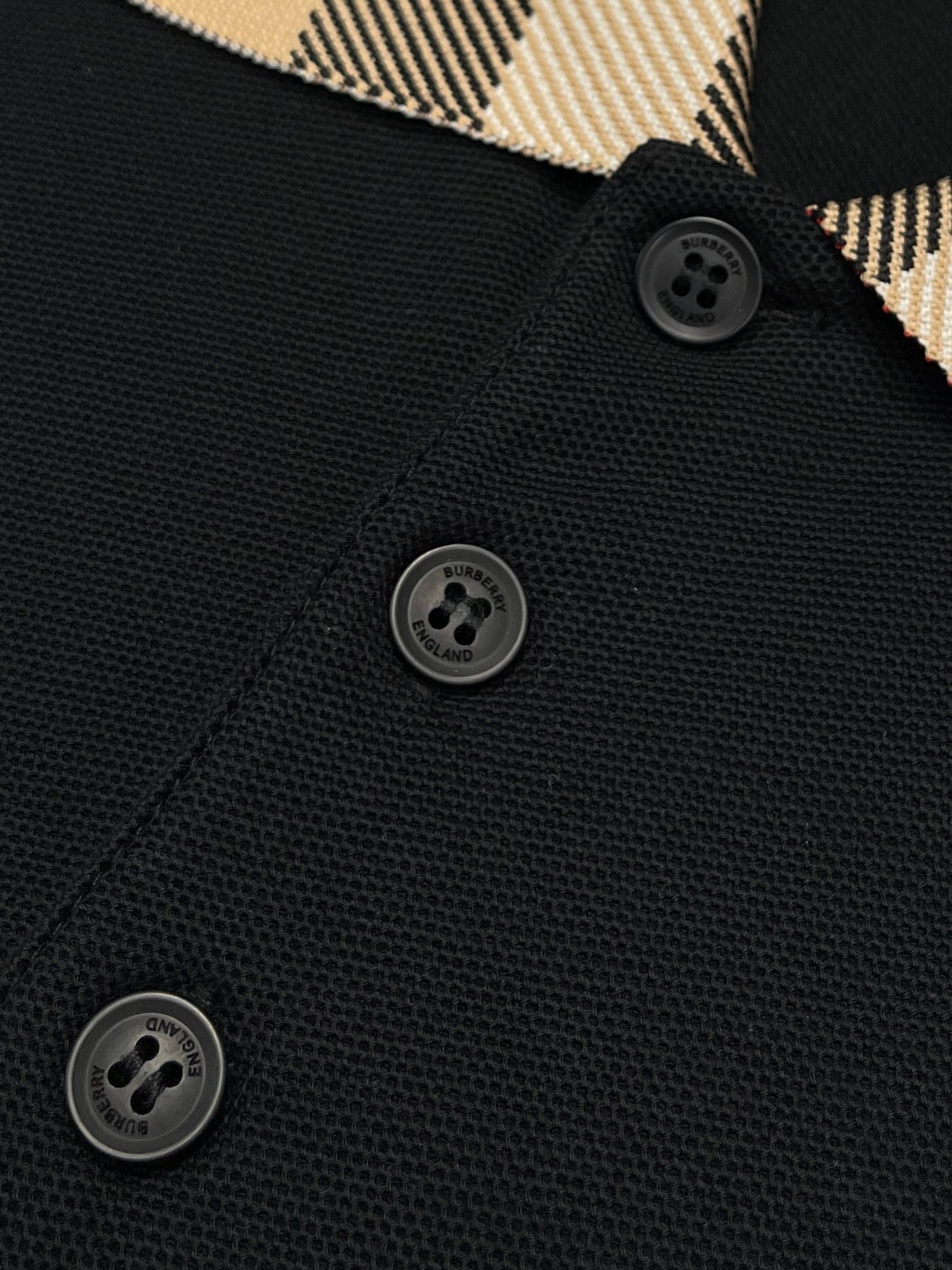 R공장/버버리 남성 폴로넥 반팔 티셔츠