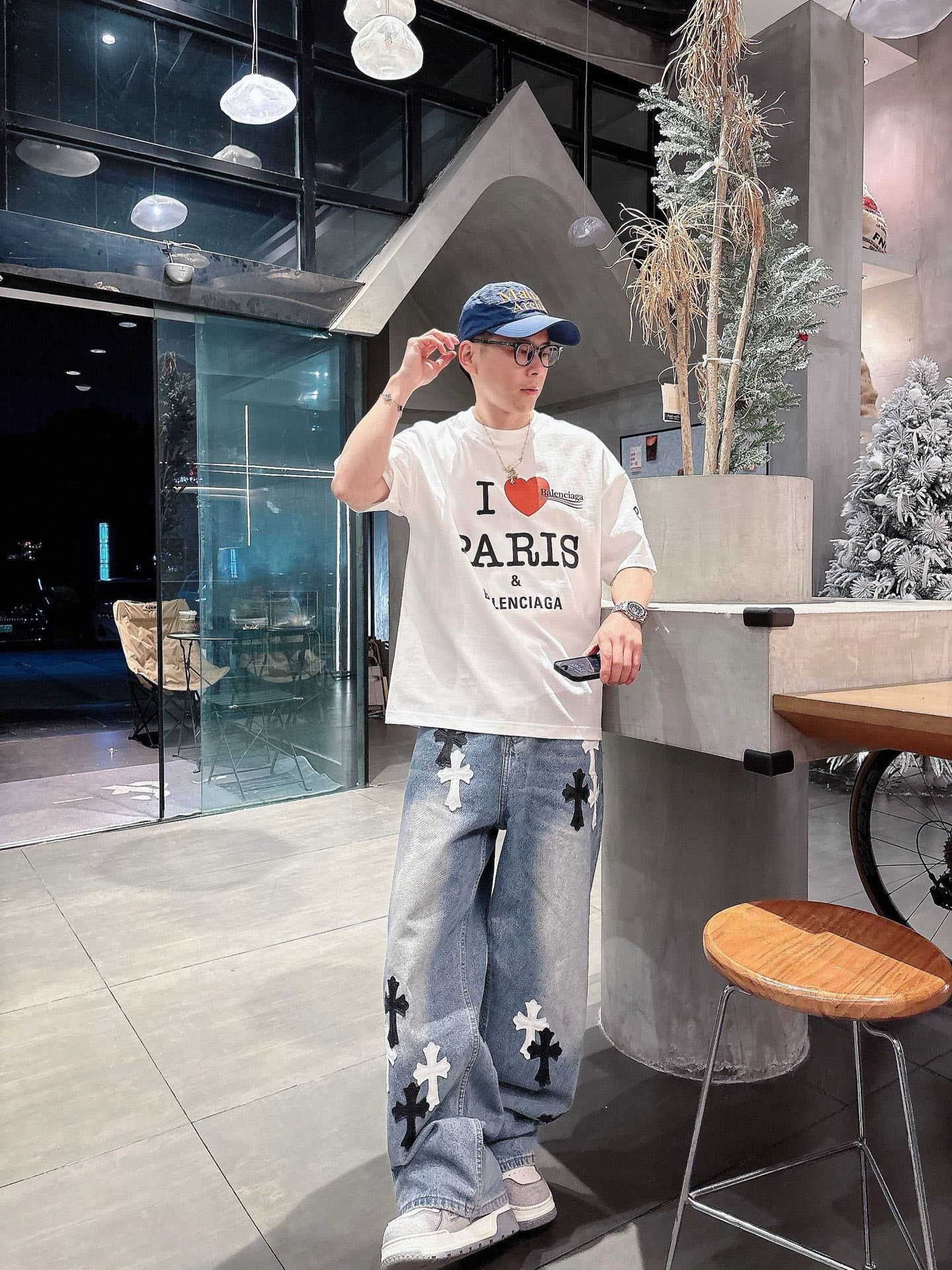 R공장/발렌시아가 남성 반팔