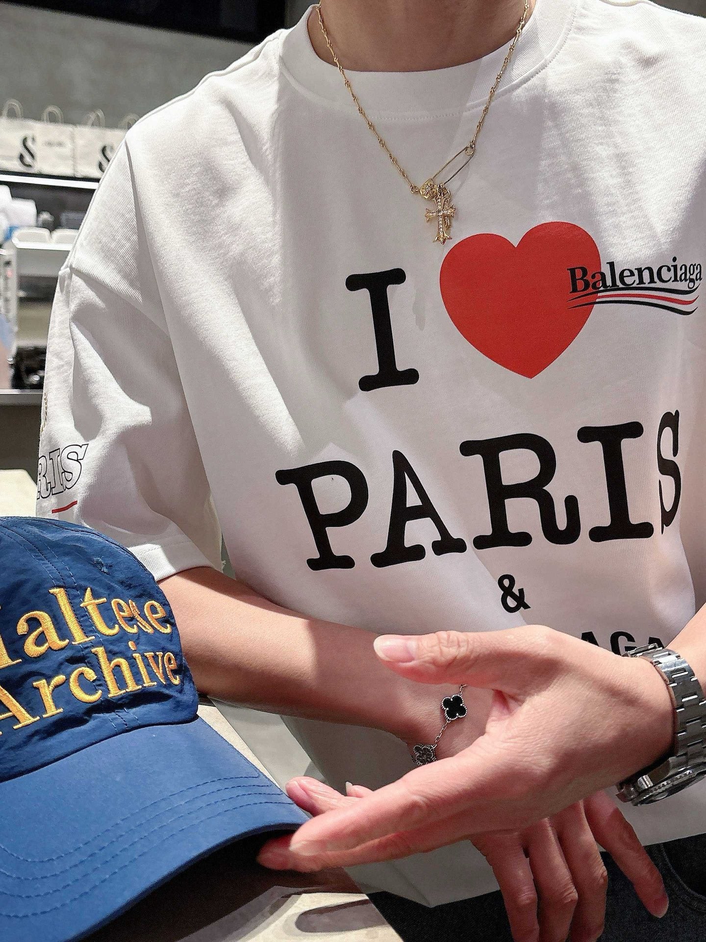 R공장/발렌시아가 남성 반팔