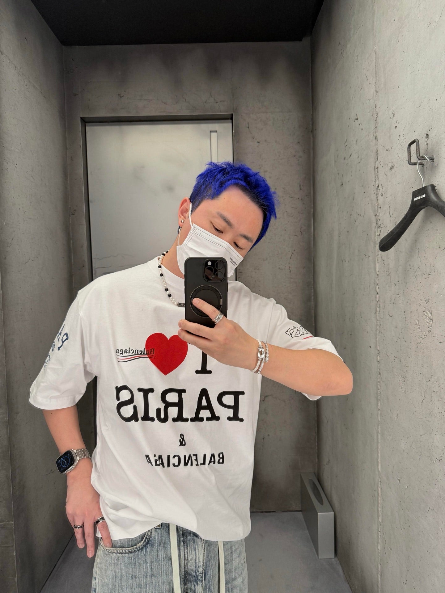 R공장/발렌시아가 남성 반팔