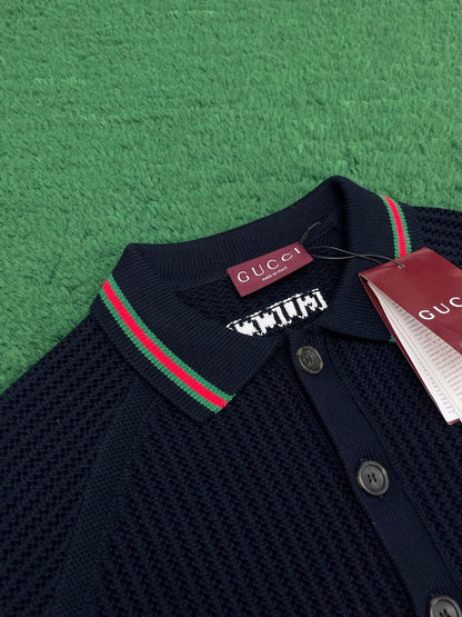 R공장/구찌 남성 니트 면 폴로 셔츠