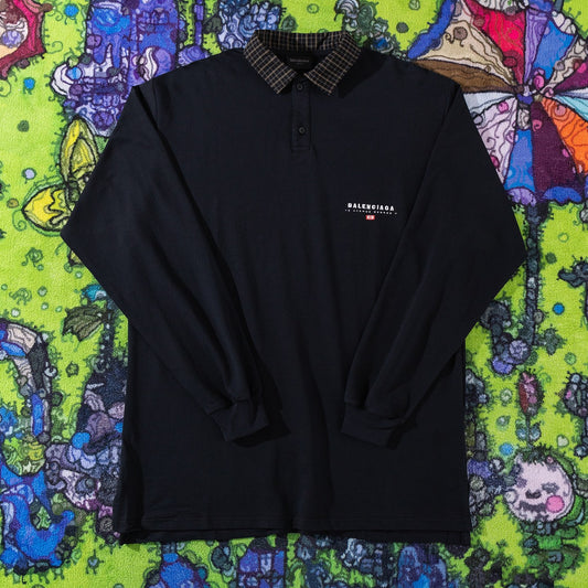 zzll /발렌시아가 남성 맨투맨