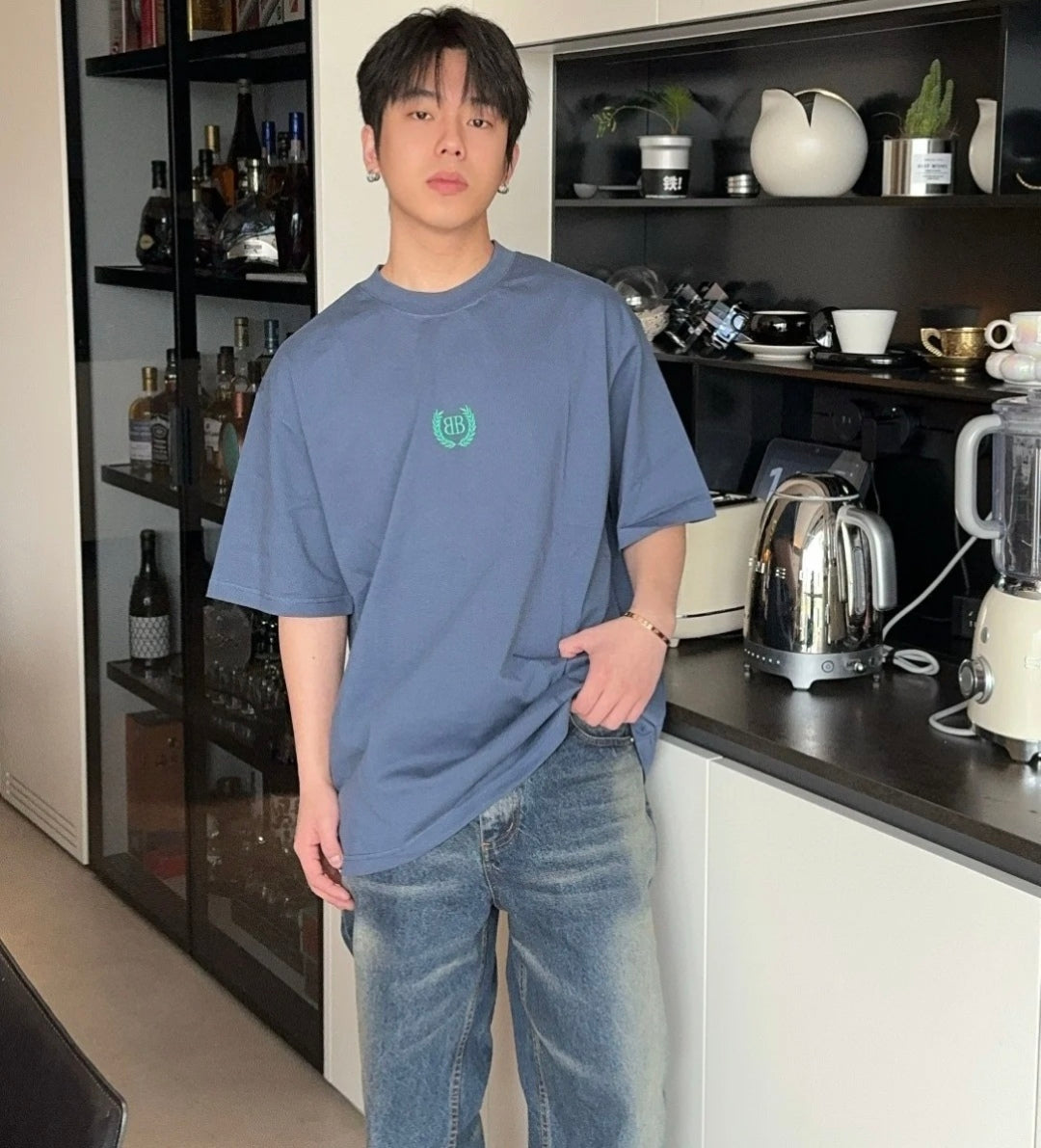 BVG / 발렌시아가 남성 반팔 티셔츠