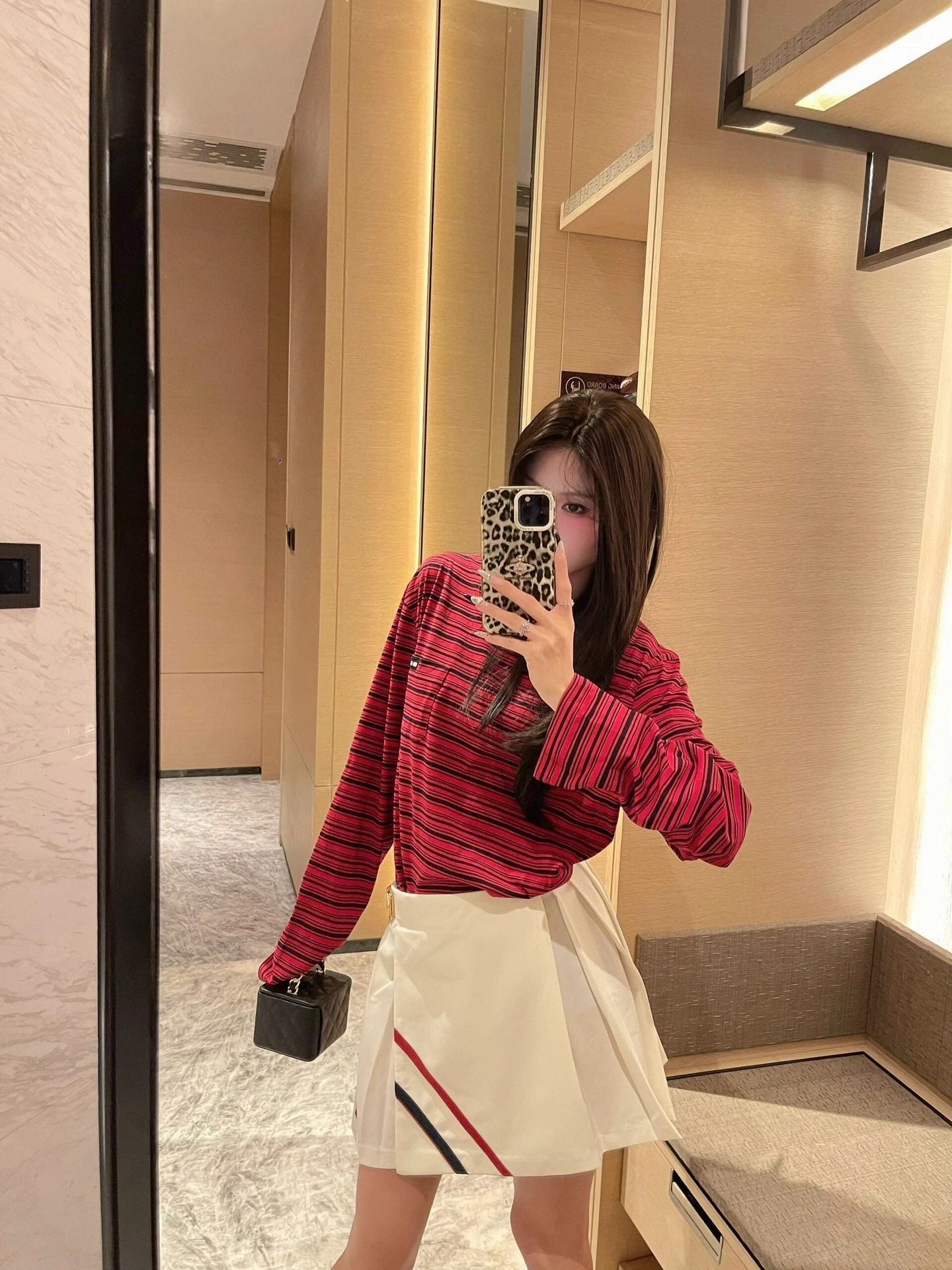 BVG / 미우미우 남성 스트라이프 긴팔 티셔츠