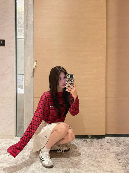 BVG / 미우미우 남성 스트라이프 긴팔 티셔츠