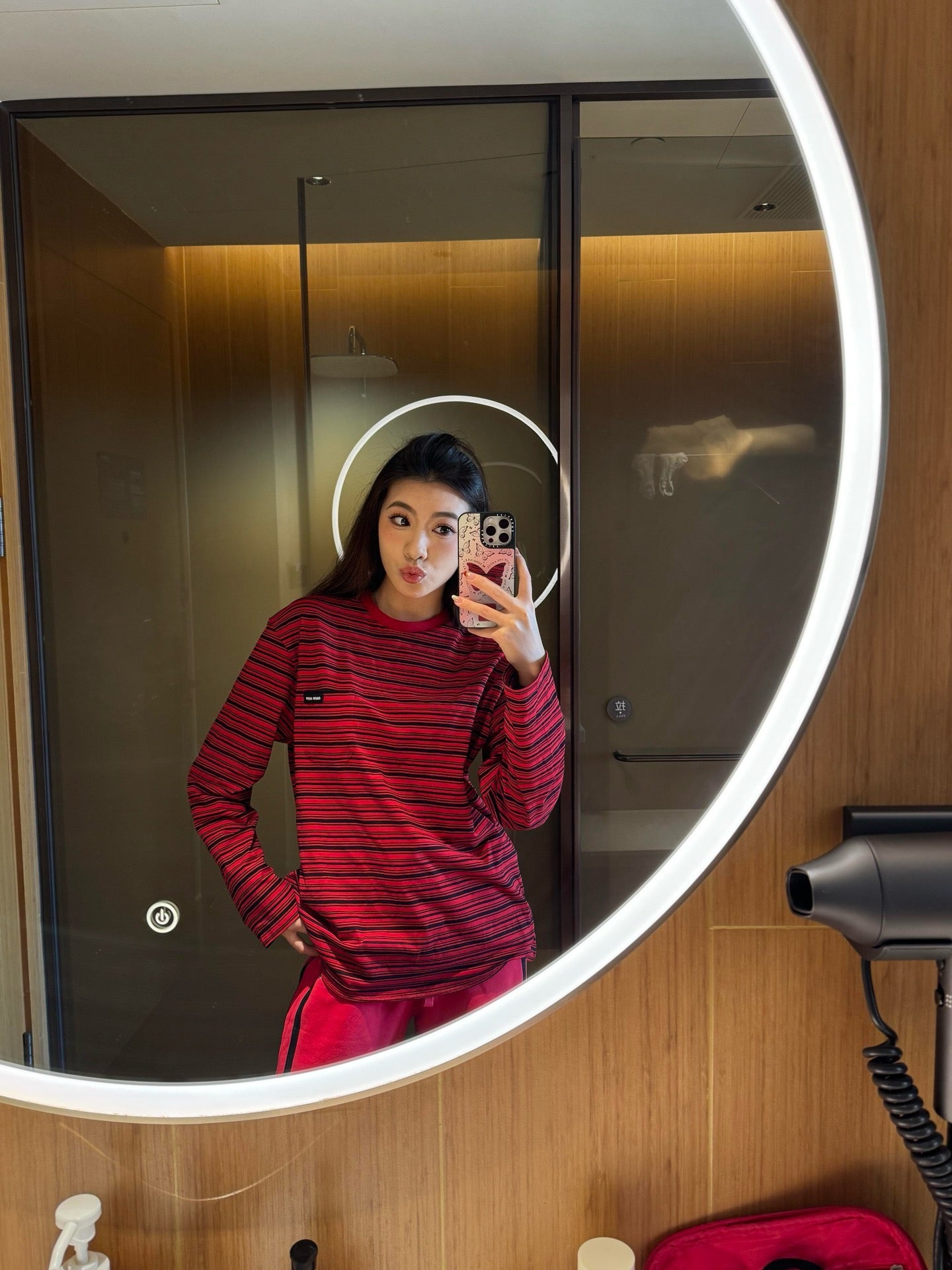 BVG / 미우미우 남성 스트라이프 긴팔 티셔츠