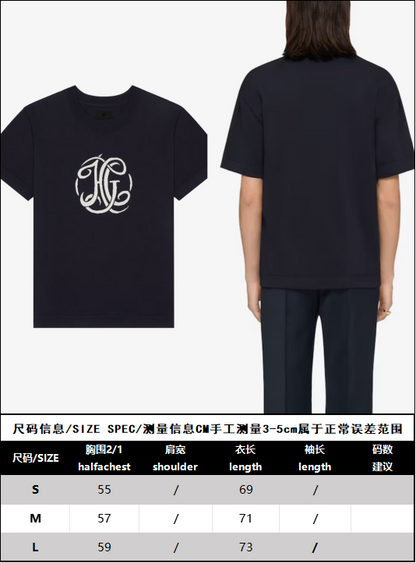 BVG / 지방시 남성 반팔 티셔츠