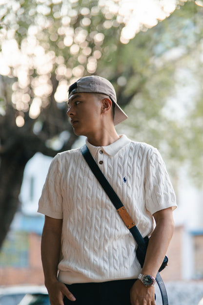 R공장 / 폴로 남성 니트 반팔