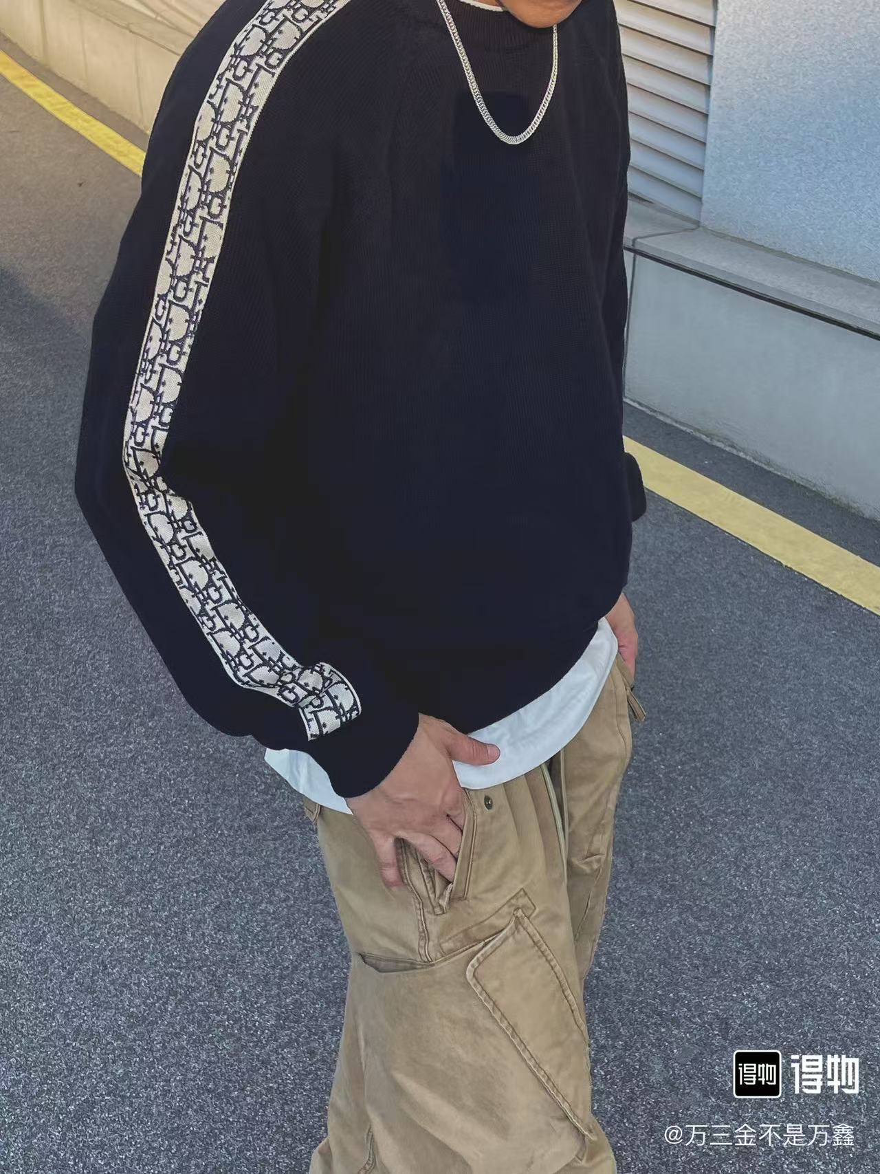 사슬 / 디올 남성 니트