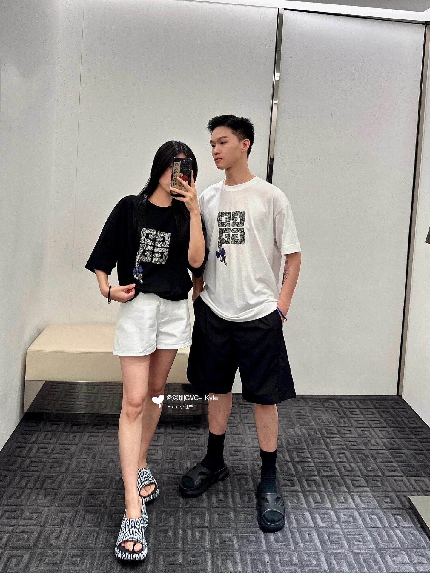 BVG / 지방시 남성 여성 반팔 티셔츠