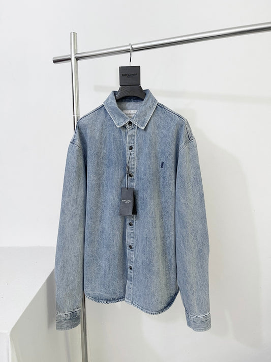BVG / 입생로랑 남성 데님 셔츠