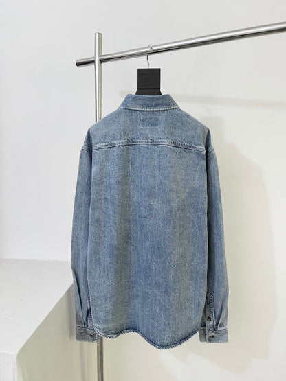 BVG / 입생로랑 남성 데님 셔츠