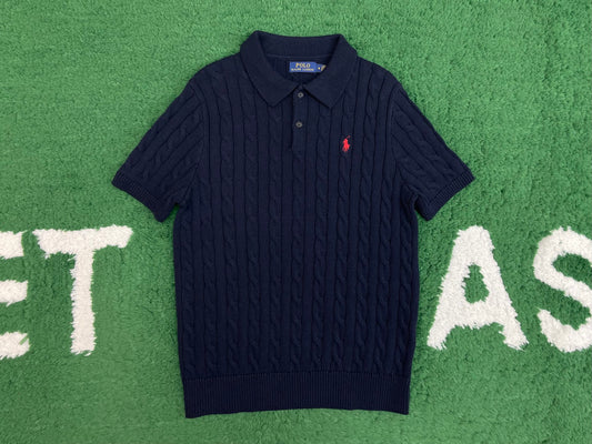 BVG / 폴로 남성 니트 폴로넥 반팔