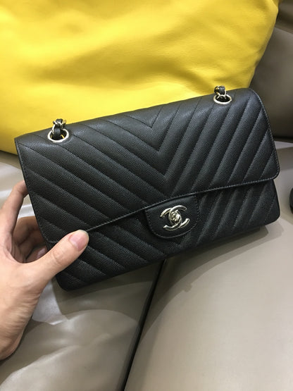 지존 / 샤넬 가방 핸드백 검은색 실버 버클