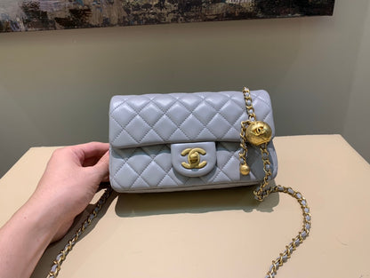 지존 / 샤넬 가방 미니 그레이 크로스 백