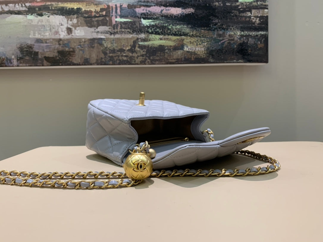 지존 / 샤넬 가방 미니 그레이 크로스 백