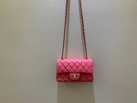 지존 / 샤넬 가방 미니 핑크 크로스 백