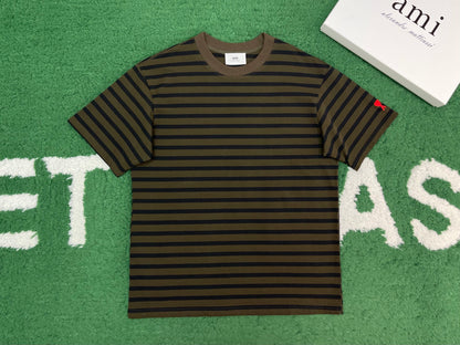 BVG / 아마니 남성 스트라이프 반팔 티셔츠