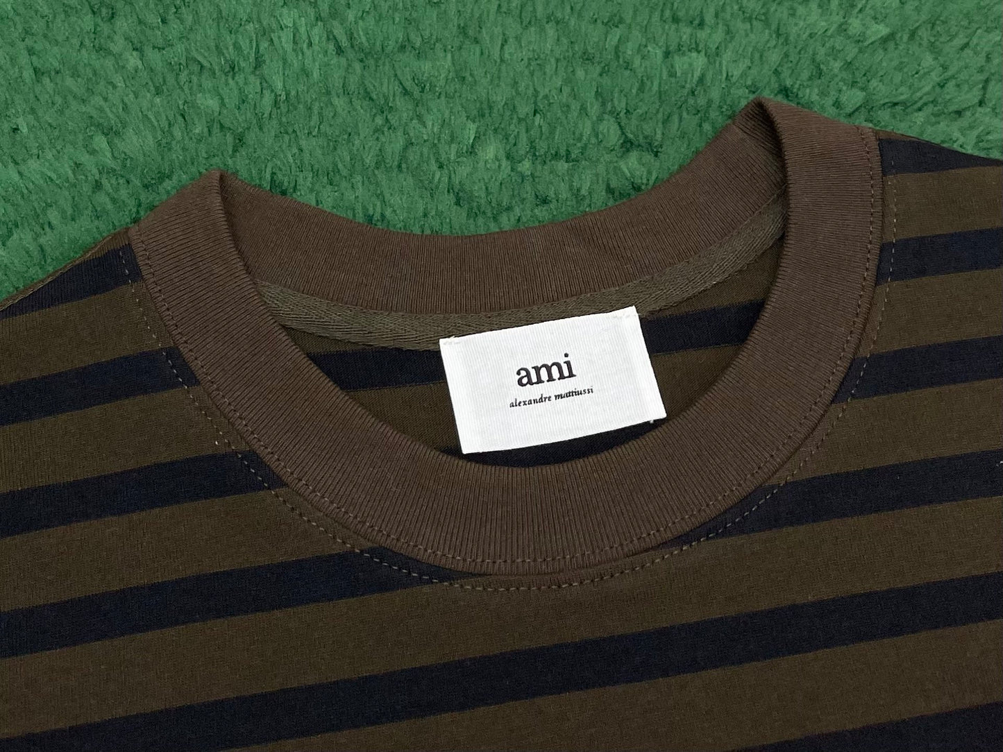 BVG / 아마니 남성 스트라이프 반팔 티셔츠