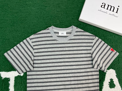 BVG / 아마니 남성 스트라이프 반팔 티셔츠