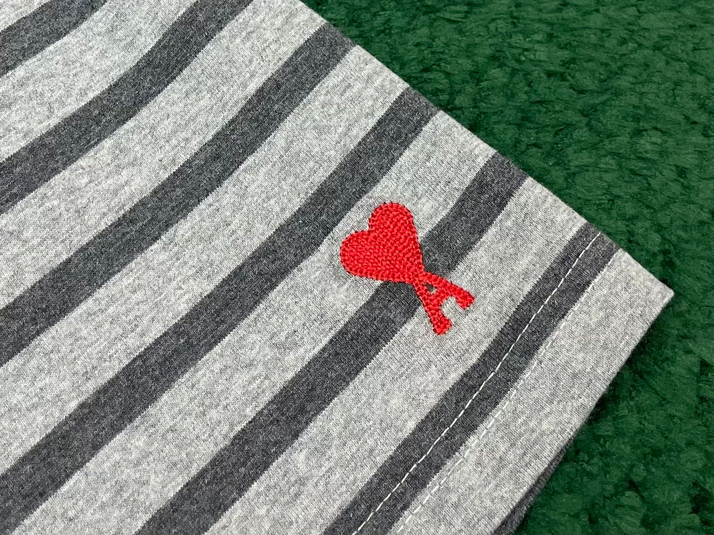 BVG / 아마니 남성 스트라이프 반팔 티셔츠