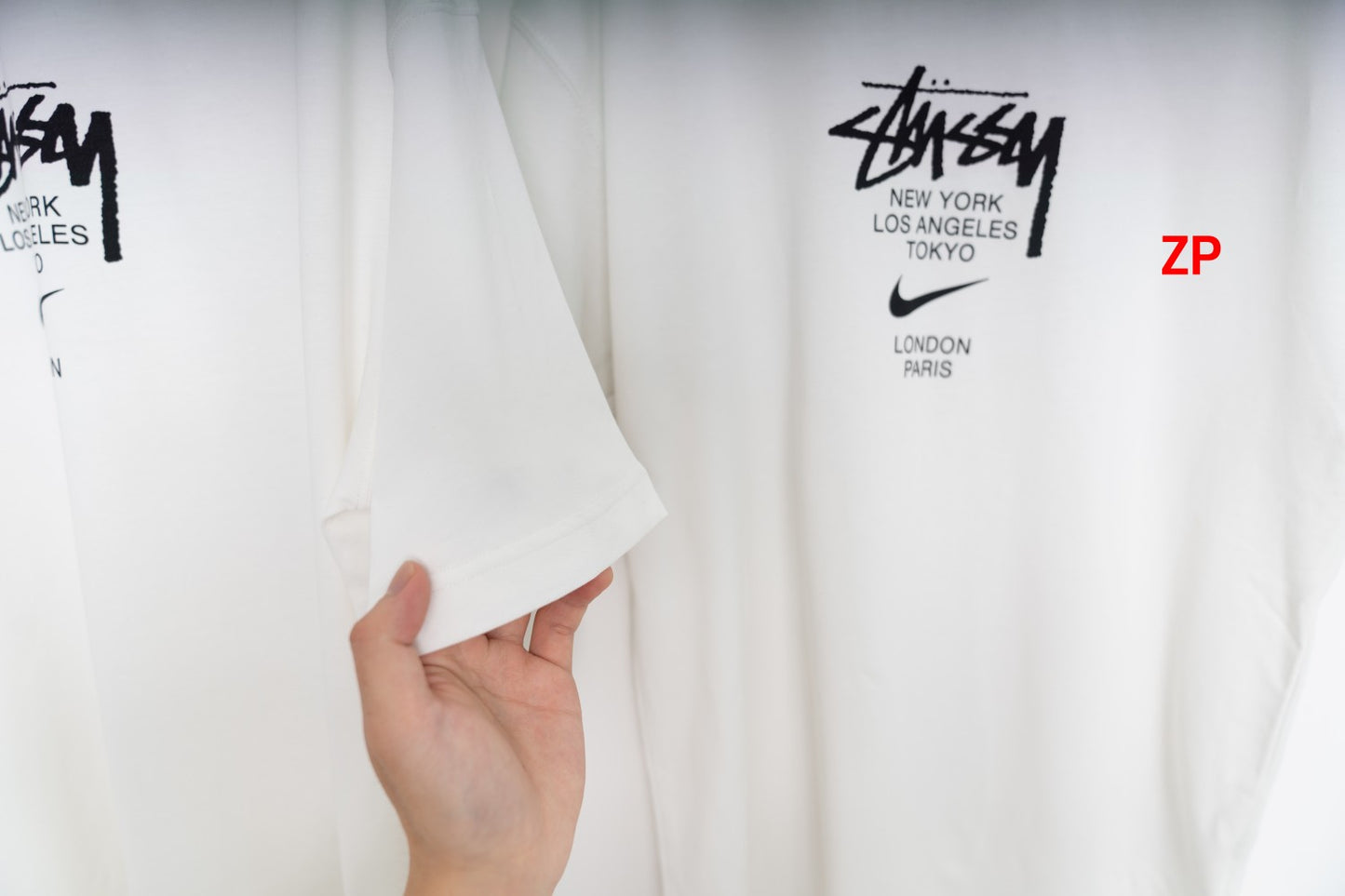 사슬  / 스투시 남성 로고 라운드넥 반팔 티셔츠