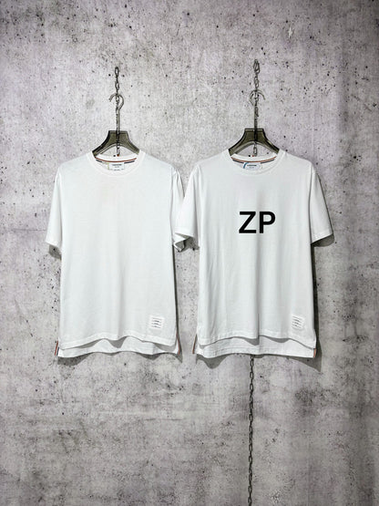 사슬  / 톰브라운 남성 옆트임 루즈핏 반팔 티셔츠