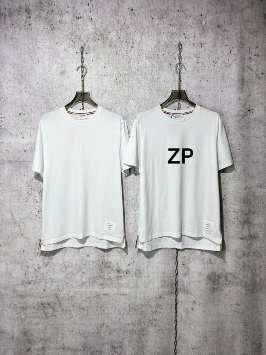 사슬  / 톰브라운 남성 옆트임 루즈핏 반팔 티셔츠