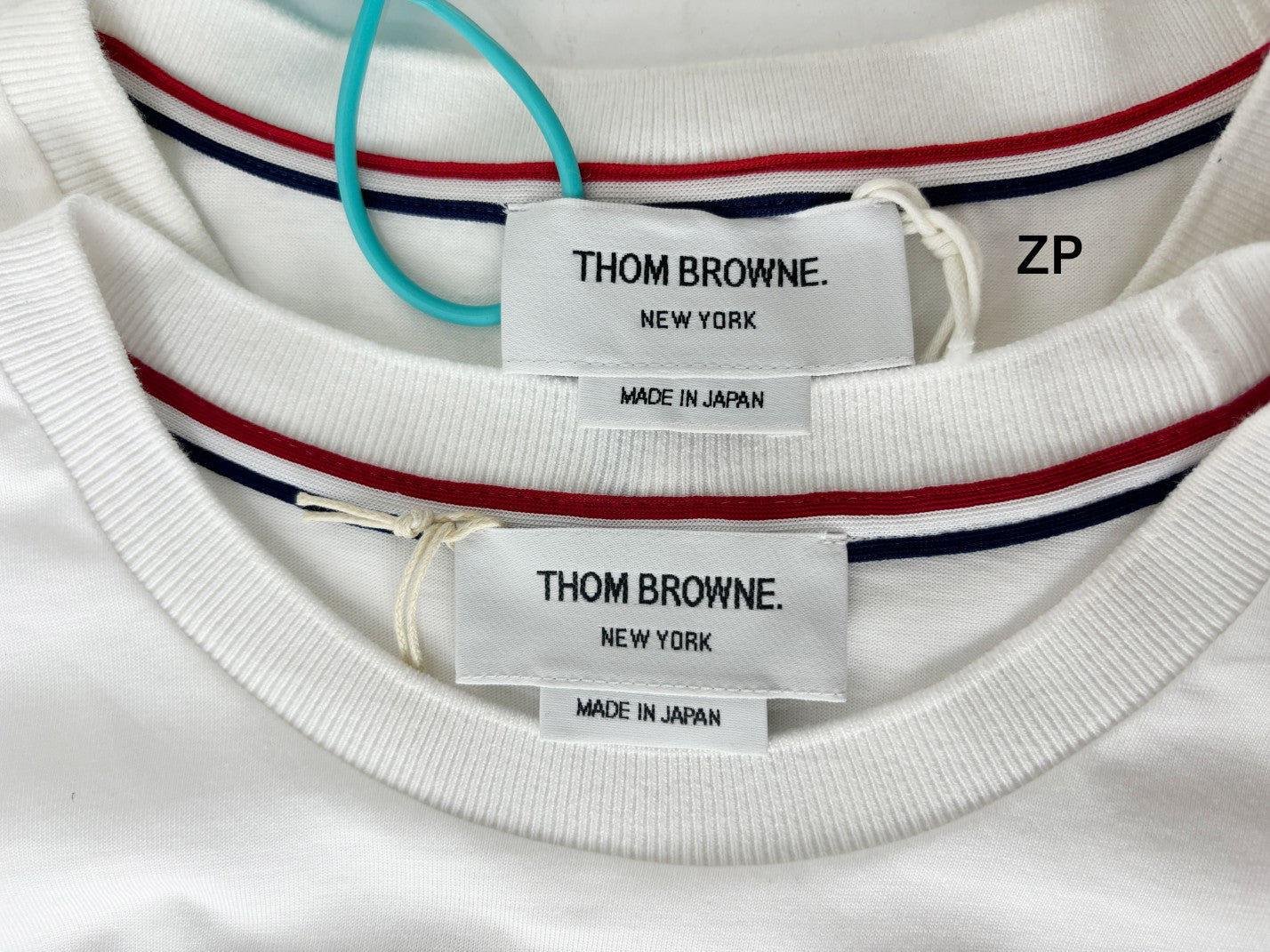 사슬  / 톰브라운 남성 옆트임 루즈핏 반팔 티셔츠