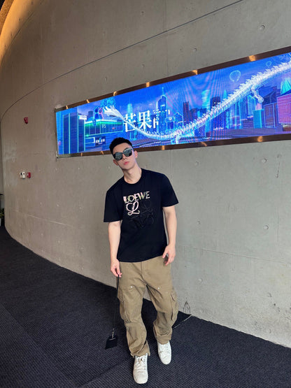 사슬 / 로에베 남성 라운드넥 프린트 반팔 티셔츠